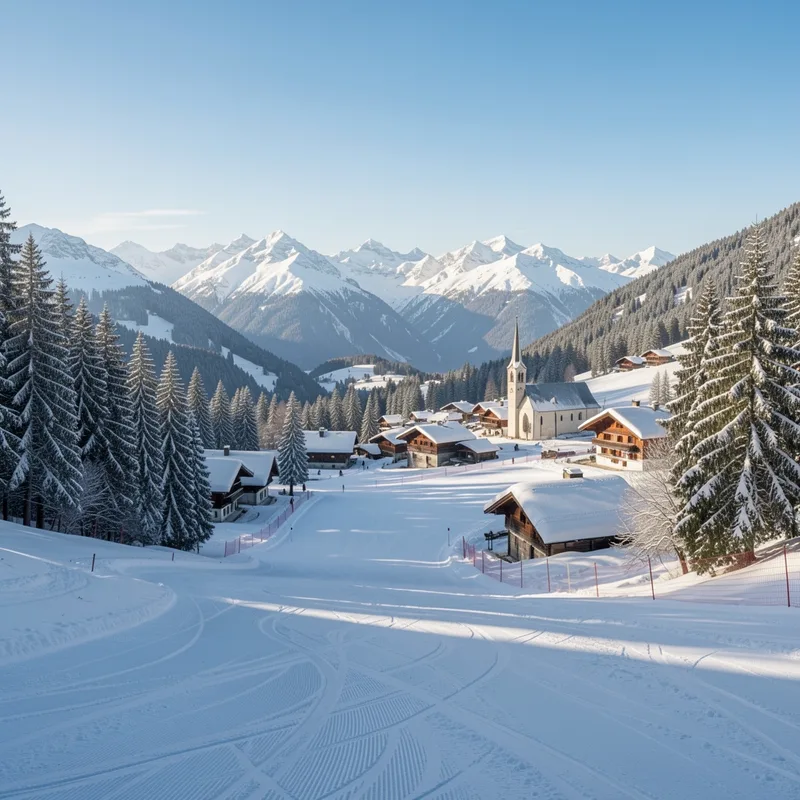 Meilleures stations de ski débutant en Autriche
